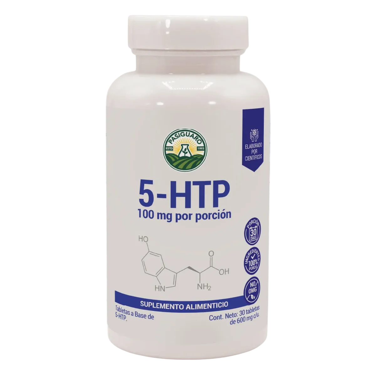 5 Htp 30 Tabletas De 600 Mg