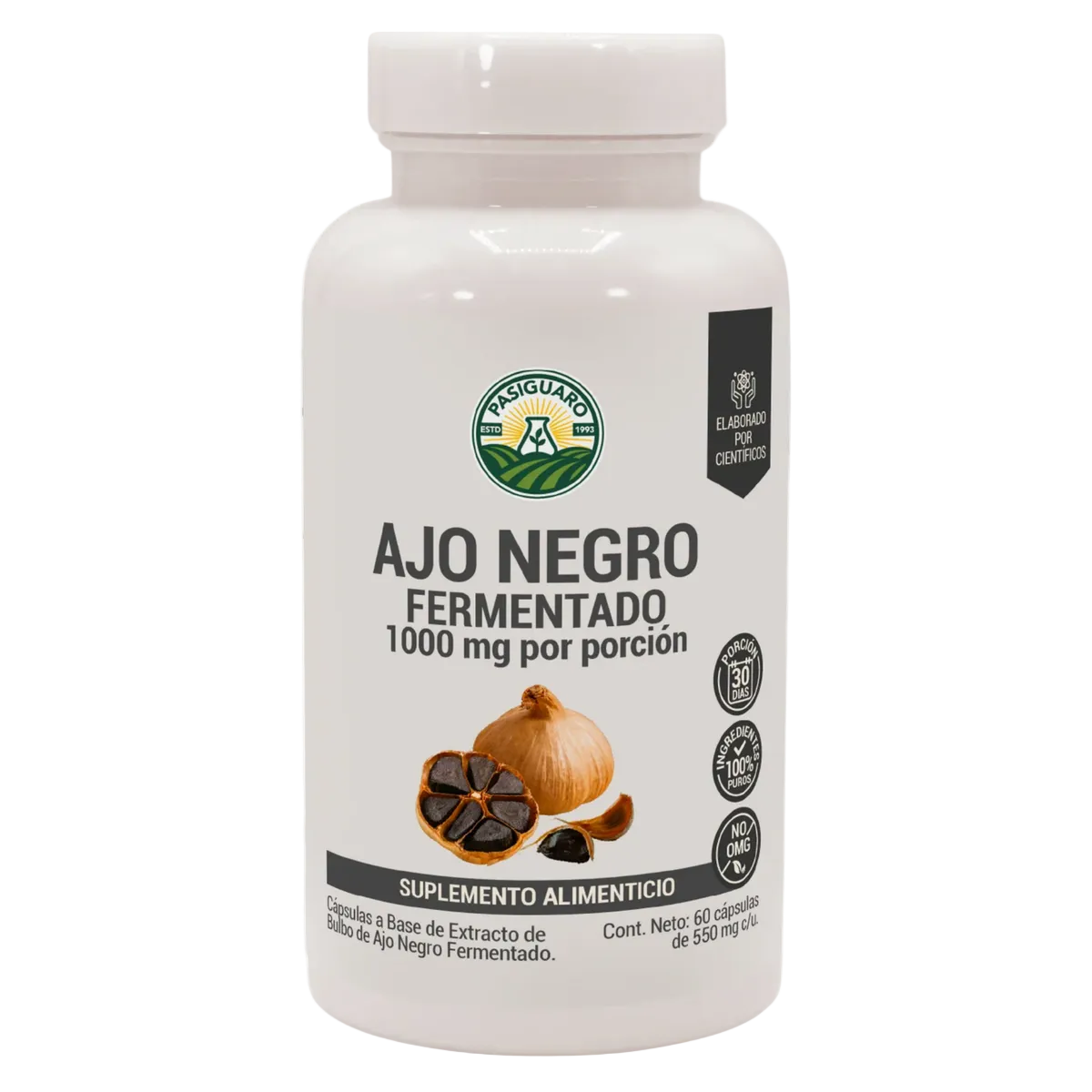 Ajo Negro 60 Capsulas De 550 Mg