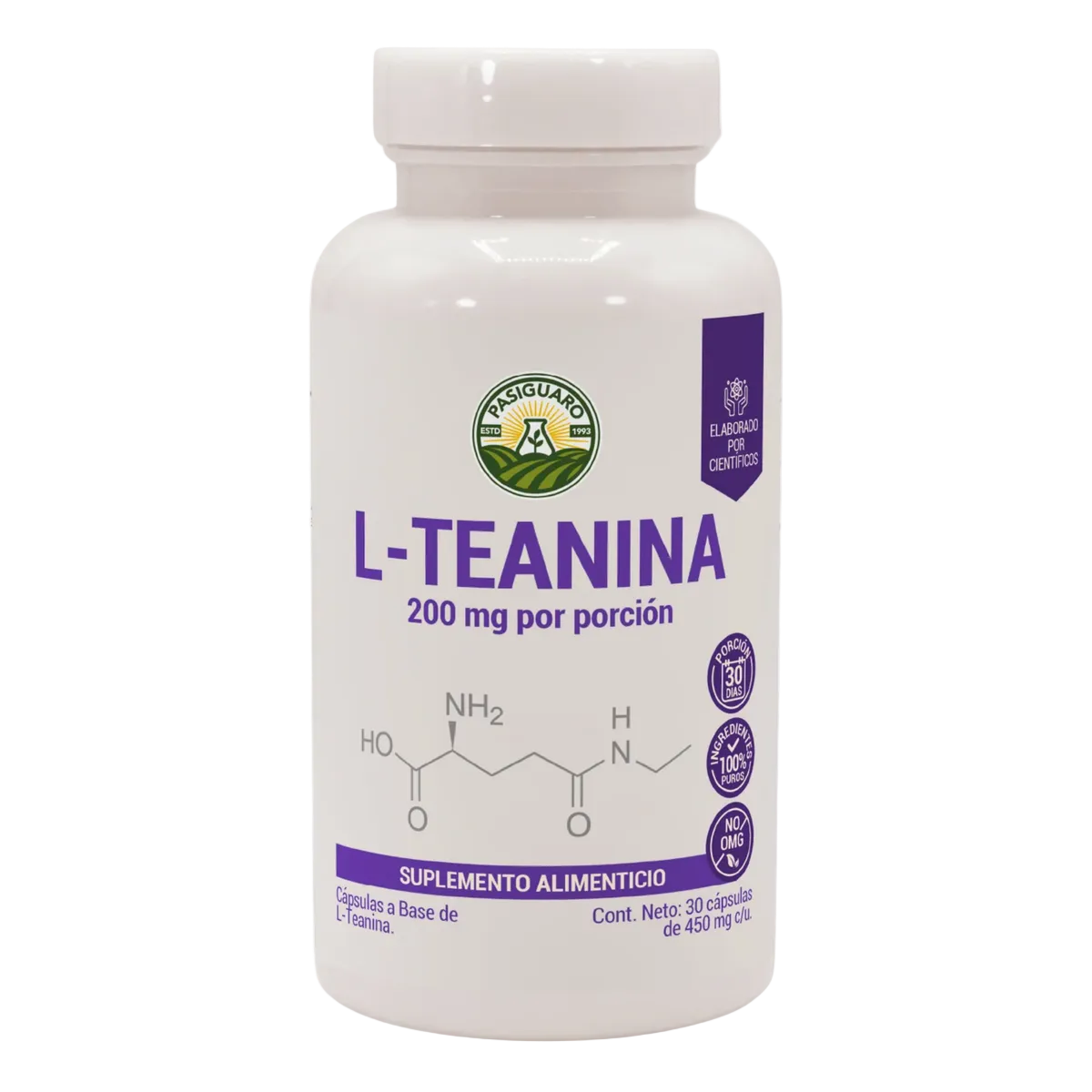 L-Teanina 30 Capsulas De 450 Mg