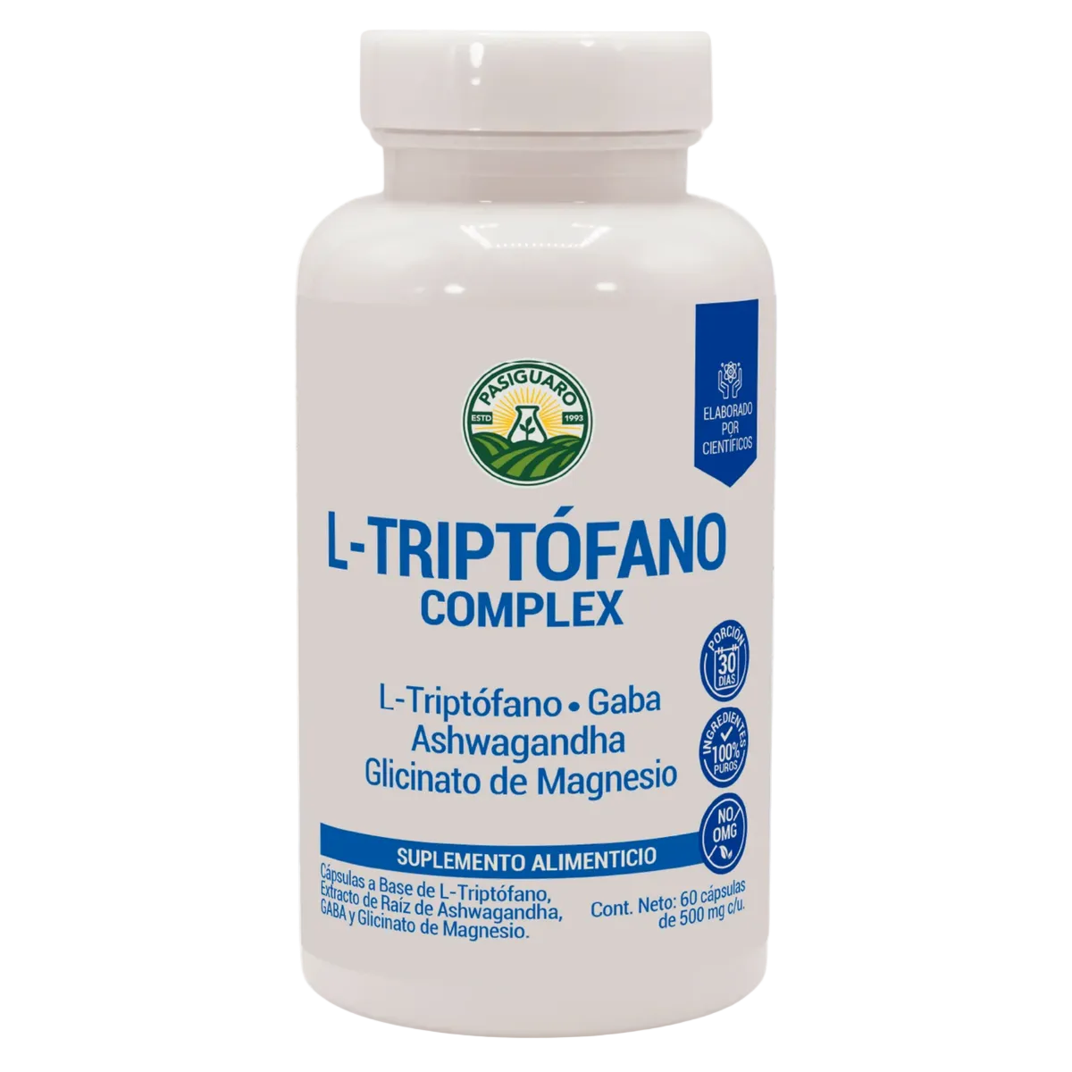 L-Triptofano Complex 60 Capsulas De 500 Mg